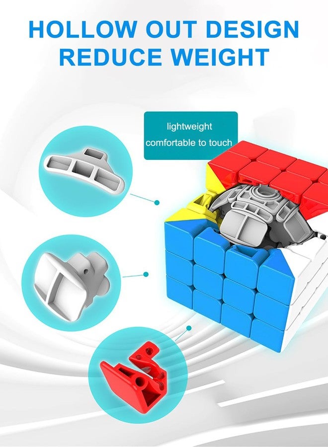 CFMOUR Speed Cube 4x4 - Moyu Meilong 4, Stickerless Magic Cubes Bundle 4x4x4- Fast Smooth Turning Vivid Colour Puzzle Game Brain Toy for Kids and Adult - Image 2